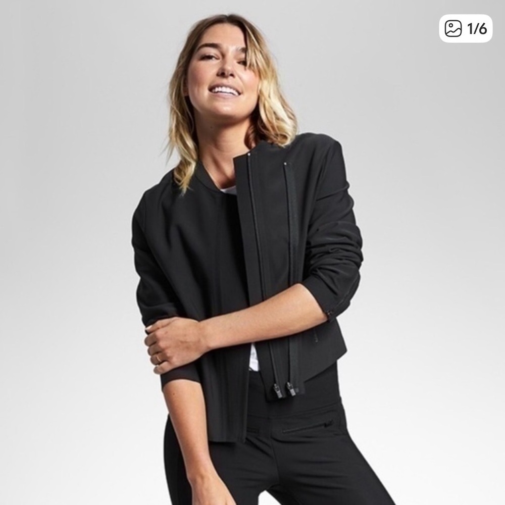 Athleta Stellar Black Womens Jacket S